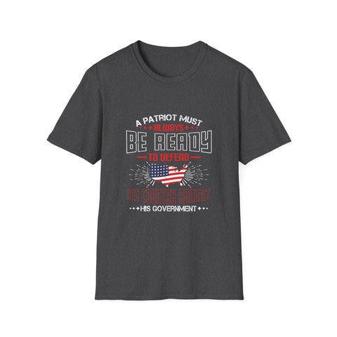 A Patriot Must Always Be Ready, Men's Lightweight Fashion Tee