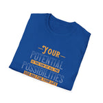 Your Potential Is The Sum Of All Possibilities God Has For Your Life, Men's Lightweight Fashion Tee