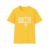 Rooted In Christ, Men's Lightweight Fashion Tee