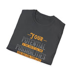 Your Potential Is The Sum Of All Possibilities God Has For Your Life, Men's Lightweight Fashion Tee