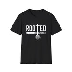 Rooted In Christ, Men's Lightweight Fashion Tee
