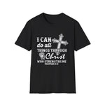 I Can Do All Things Through Christ Who Strengthens Me, I Plan To Fish, Men's Lightweight Fashion Tee