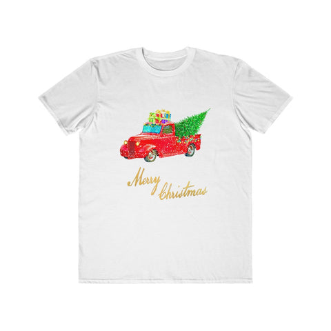 Merry Christmas, Men's Lightweight Fashion Tee