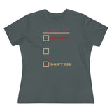 Santa's List, Women's Premium Tee