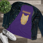 Two-Tone Holistic Fox, Women's Premium Tee