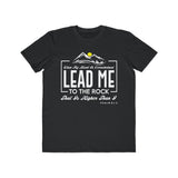 Lead Me To The Rock, Men's Lightweight Fashion Tee