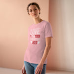 Love Never Fails, Women's Premium Tee