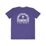 Unashamed Christ Follower, Men's Lightweight Fashion Tee