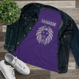 Silver Holistic Lion, Women's Premium Tee