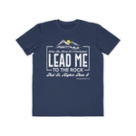 Lead Me To The Rock, Men's Lightweight Fashion Tee