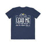 Lead Me To The Rock, Men's Lightweight Fashion Tee