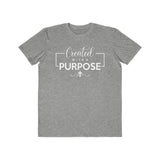 Created With A Purpose, Men's Lightweight Fashion Tee