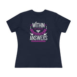 Within The Covers Of The Bible Are The Answers For All The Problems Men Face, Women's Premium Tee