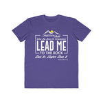 Lead Me To The Rock, Men's Lightweight Fashion Tee