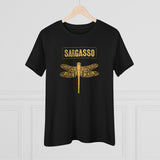 Gold Holistic Dragonfly, Women's Premium Tee