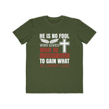 He is No Fool, Men's Lightweight Fashion Tee