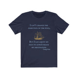 Jimmy Dean, I Can't Change The Direction Of The Wind, But I Can Adjust My Sails To Always Reach My Destination Unisex Jersey Short Sleeve Tee