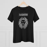 Silver Holistic Lion, Women's Premium Tee