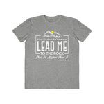 Lead Me To The Rock, Men's Lightweight Fashion Tee