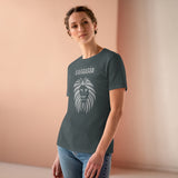 Silver Holistic Lion, Women's Premium Tee