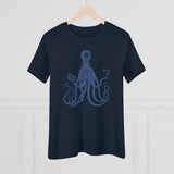 Blue Octopus, Women's Premium Tee