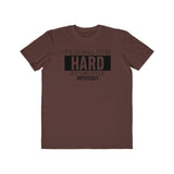 Hard is Not Impossible!, Men's Lightweight Fashion Tee