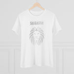 Silver Holistic Lion, Women's Premium Tee