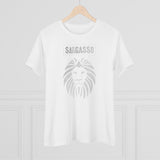 Silver Holistic Lion, Women's Premium Tee