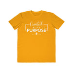 Created With A Purpose, Men's Lightweight Fashion Tee