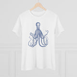 Blue Octopus, Women's Premium Tee