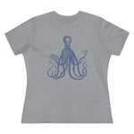 Blue Octopus, Women's Premium Tee