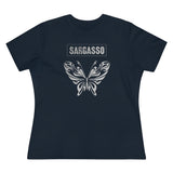 Silver Holistic Butterfly, Women's Premium Tee