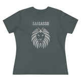 Silver Holistic Lion, Women's Premium Tee