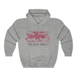 GOD Bless America, Classic Unisex Heavy Blend™ Hooded Sweatshirt