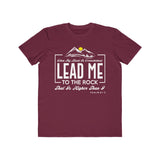 Lead Me To The Rock, Men's Lightweight Fashion Tee