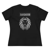 Silver Holistic Lion, Women's Premium Tee