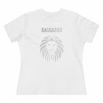 Silver Holistic Lion, Women's Premium Tee