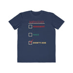 Santa's List, Men's Lightweight Fashion Tee