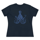 Blue Octopus, Women's Premium Tee