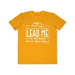 Lead Me To The Rock, Men's Lightweight Fashion Tee