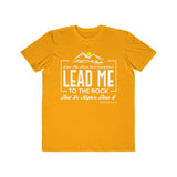 Lead Me To The Rock, Men's Lightweight Fashion Tee