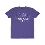 Created With A Purpose, Men's Lightweight Fashion Tee