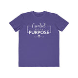 Created With A Purpose, Men's Lightweight Fashion Tee